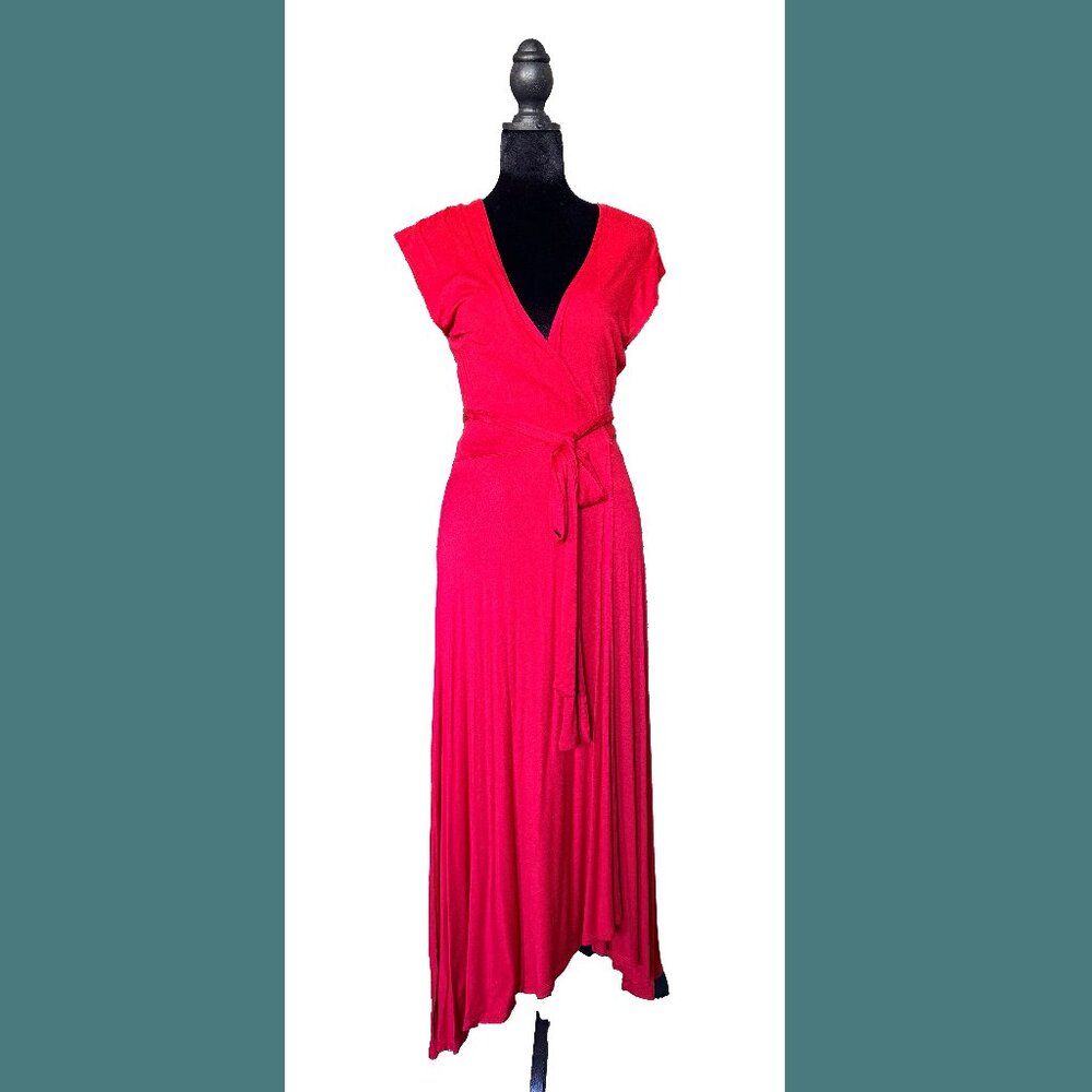 Hourglass Women's Red and Pink Dress